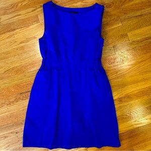 Theory Elegant Blue Sleeveless Dress, Sz 6